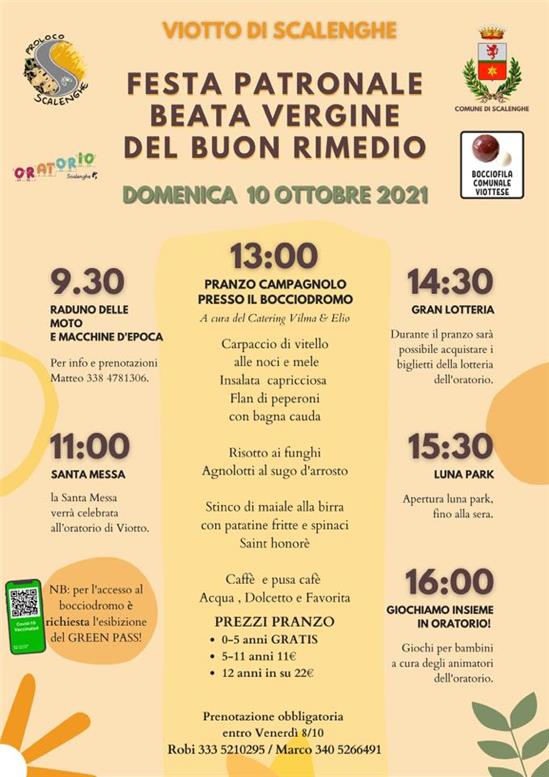 Festa Patronale Di Viotto Di Scalenghe