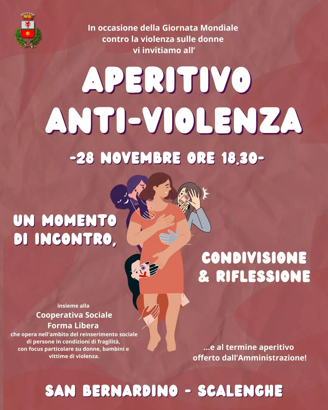 Aperitivo antiviolenza 2025
