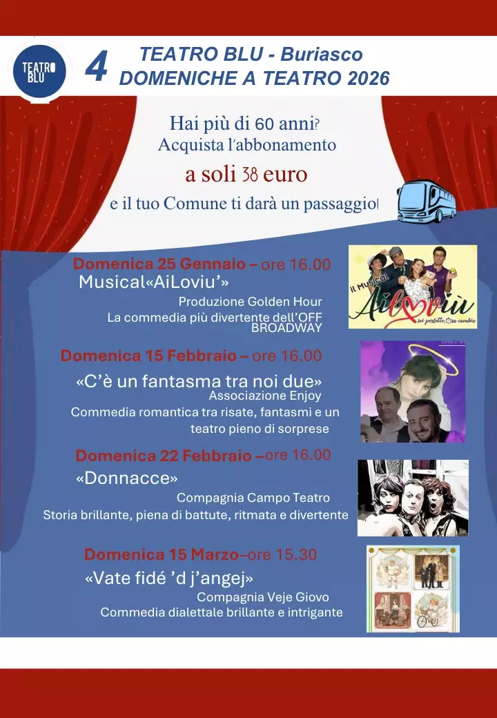 DOMENICHE A TEATRO 2026