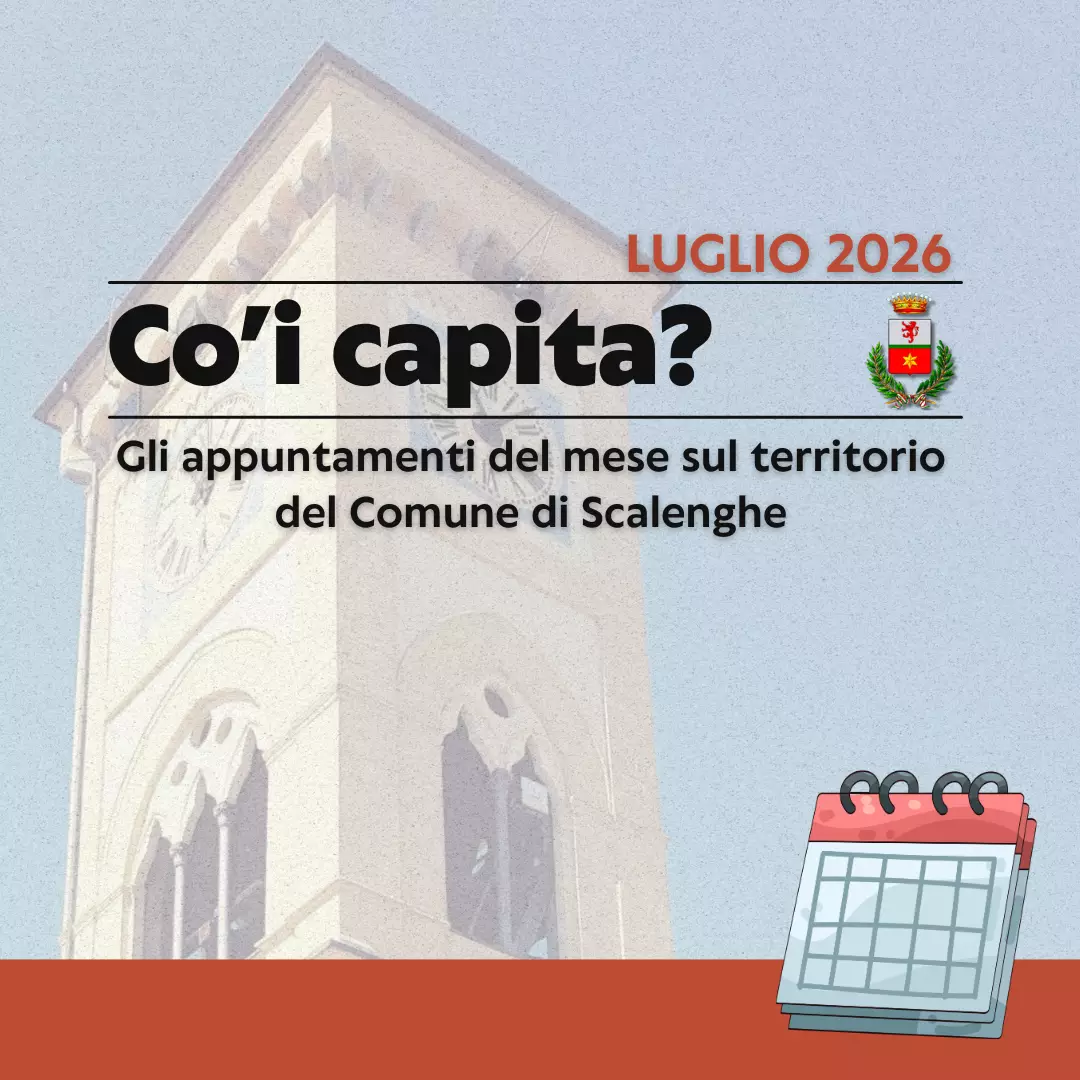 Co’a-i capita? - luglio 2026